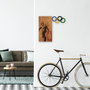 Wallity Banksy - 14 Escultura de pared de madera y metal